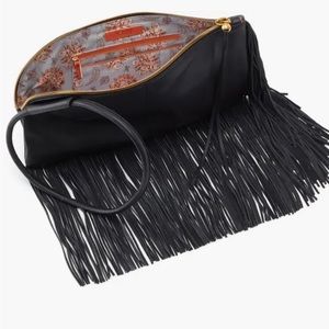 HOBO Stevie Fringe
Leather Clutch